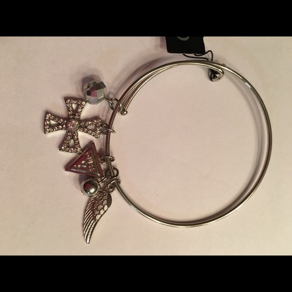 NWT Guess bracelet bangle with slide charms - Picture 1 of 2